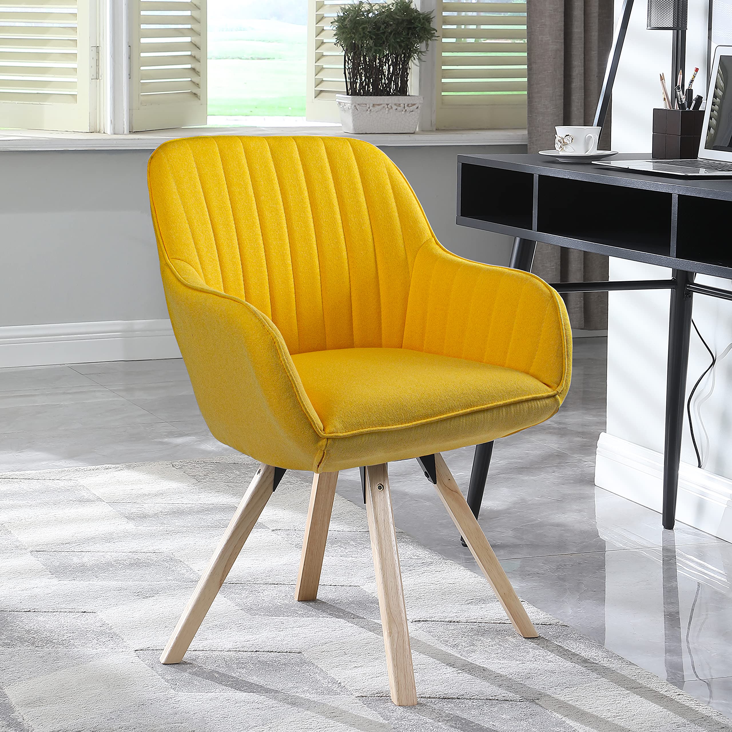 Fabric desk chair no wheels Clearance