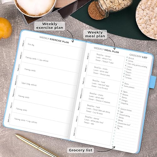 Miniatura 5 de Clever Fox Food Journal Premium - Registro diario de seguimiento de comidas con rastreador de calorías - Diario de nutrición, dieta y pérdida de