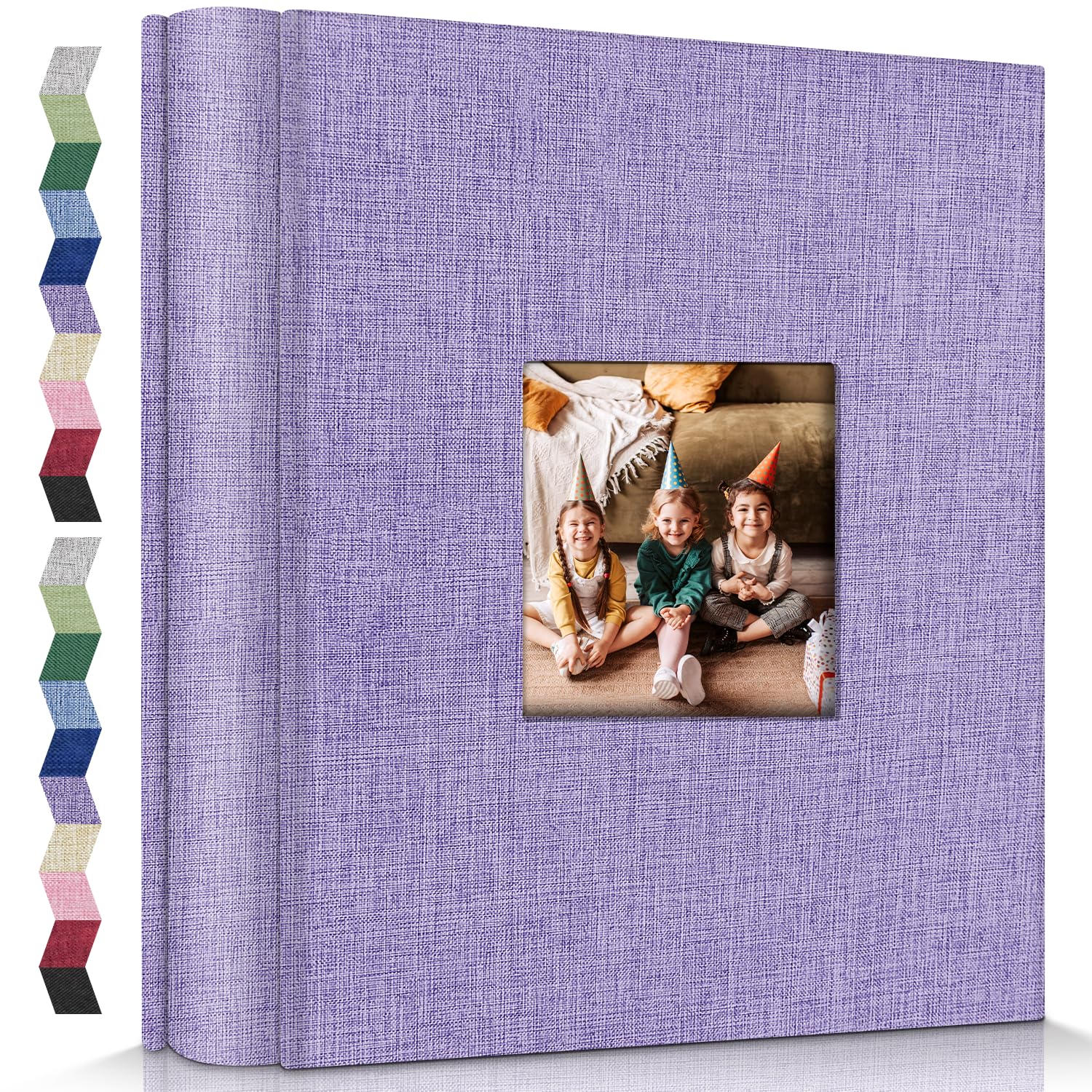 popotop Photo Album 4x6-600 Photos Photo Books with 600 Horizontal and Vertical Pockets,Linen Cover Albums for Family Wedding Anniversary Baby Vacation Pictures