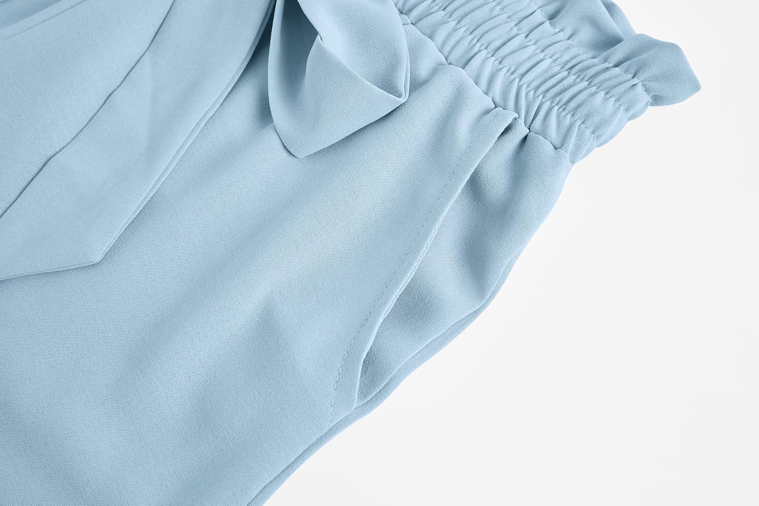 SySea Girls Wide Leg Pants Kids Cute Print High Waisted Loose Fit Comfy Belted Lounge Trousers with Pockets - Image 5