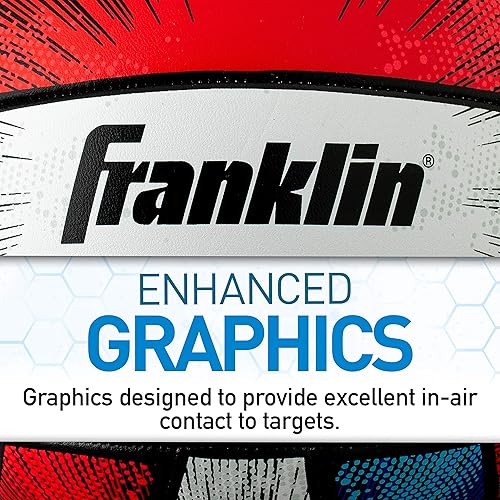 Miniatura 5 de Franklin Sports Voleibol - Voleibol al aire libre + playa - Juego de pelota acolchada ideal para patio trasero y playa