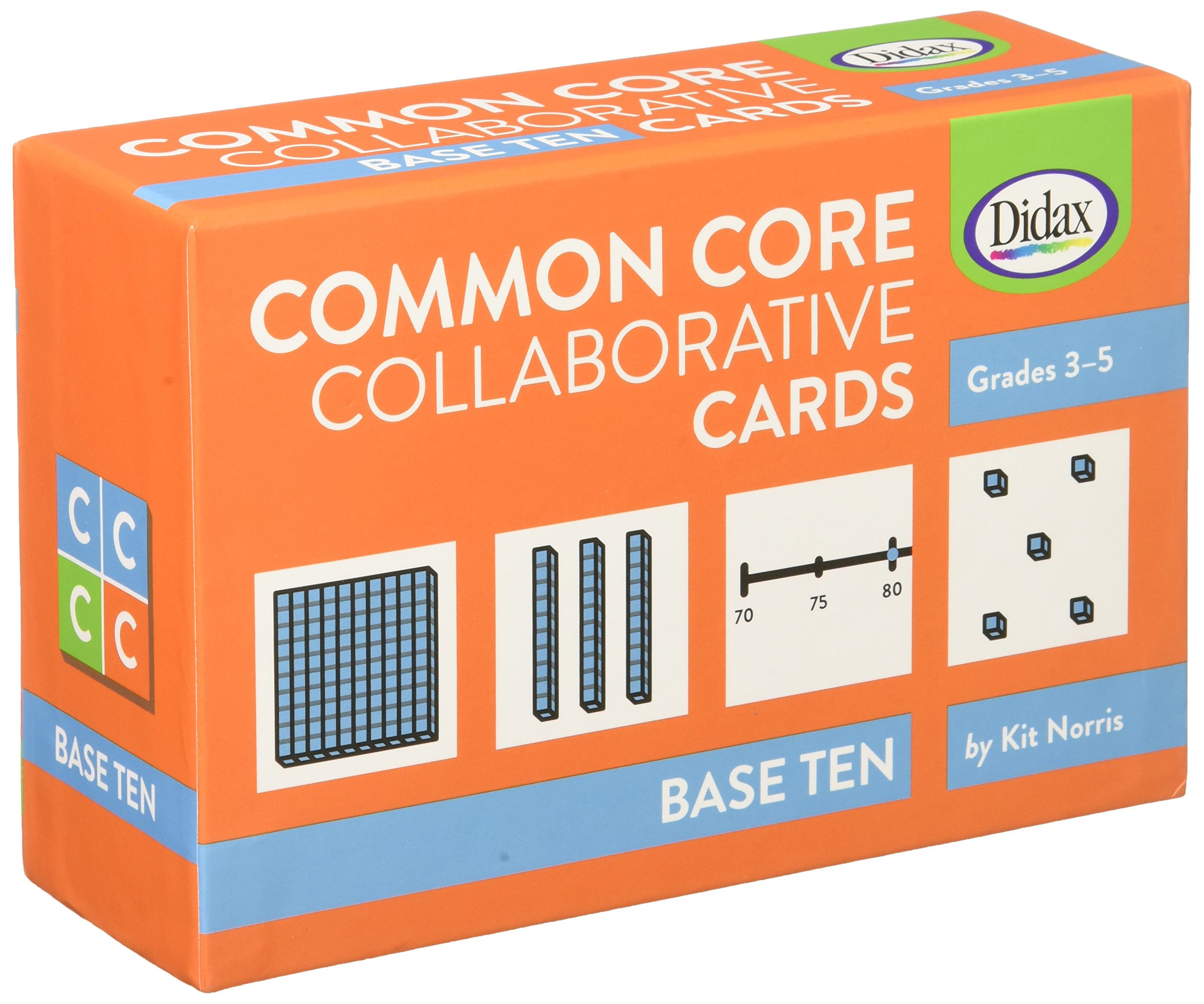 Didax Educational Resources Base Ten Common Core Collaborative Card Game