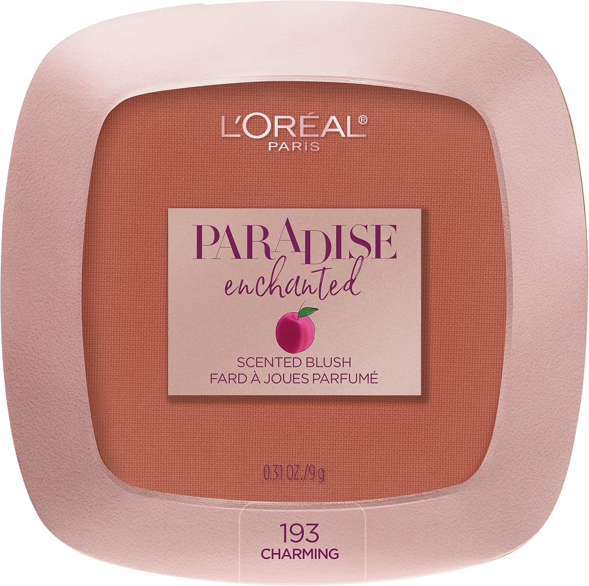 L’Oréal Paris Cosmetics Paradise Enchanted Fruit-Scented Blush Makeup, Charming, 0.31 Ounce
