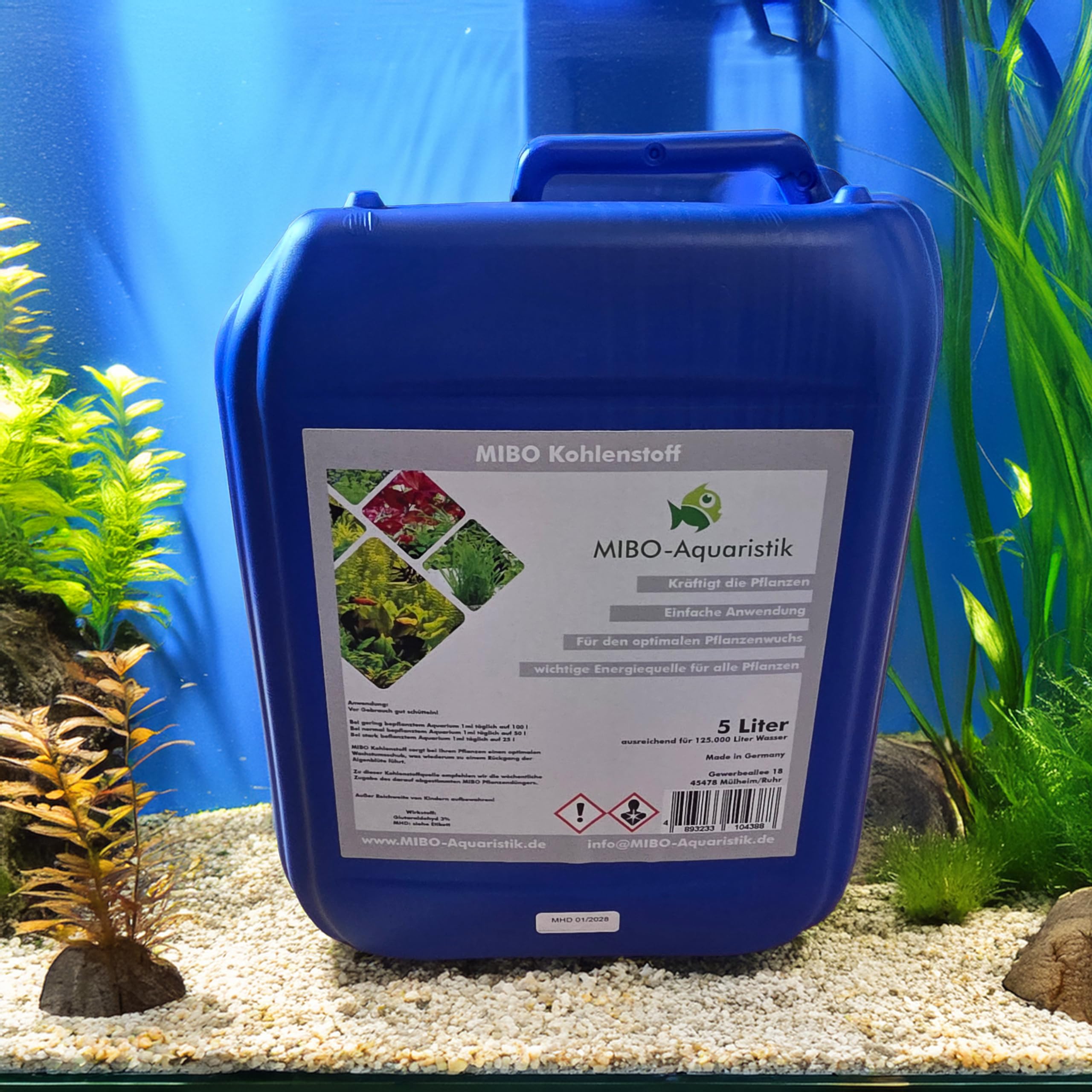 MIBO Kohlenstoff- Eisendünger Spar Set 5000ml Aquarium Dünger