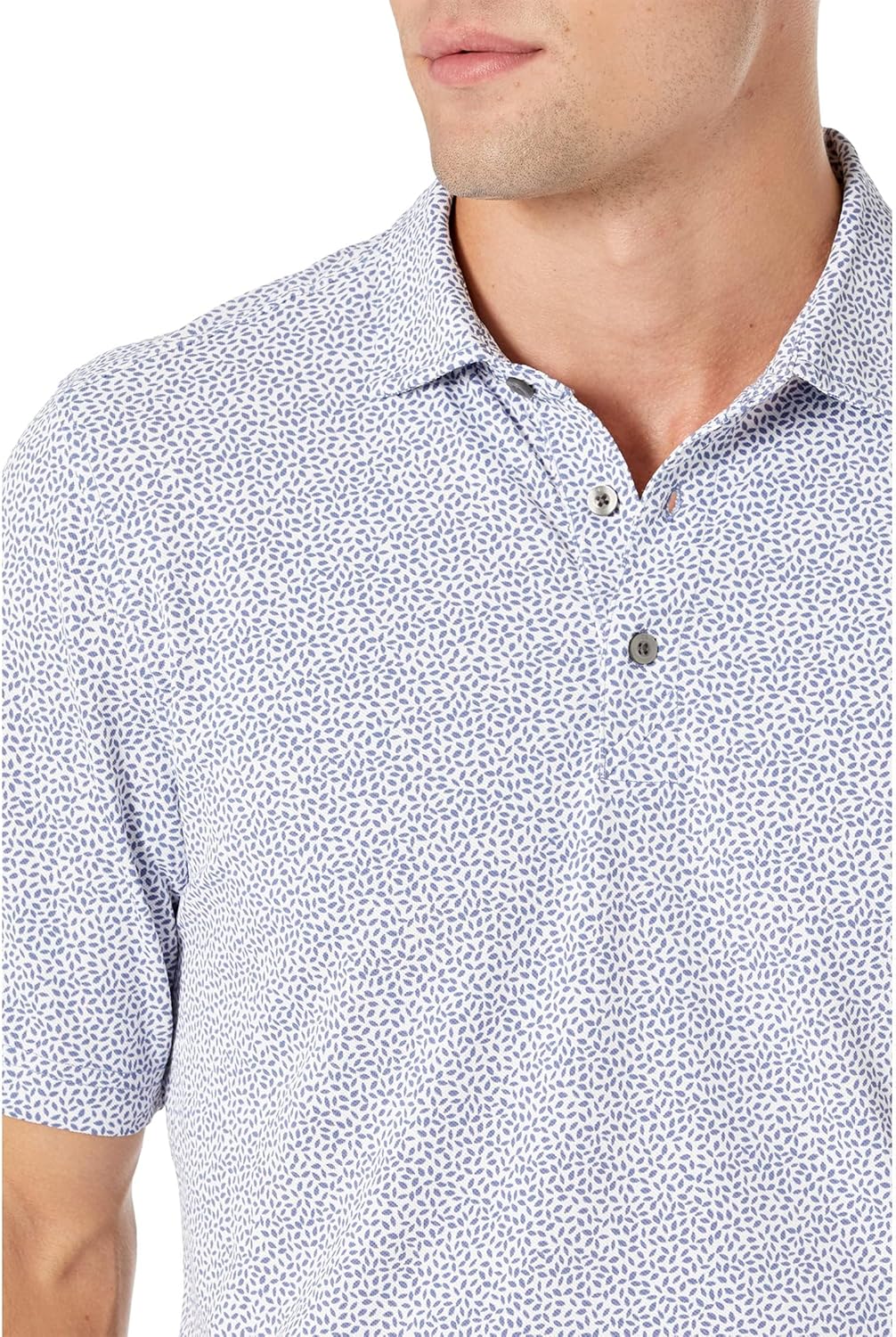 Cutter & Buck Mens Short Sleeve Virtue Eco Pique Botanical Print Polo Shirt - Image 3