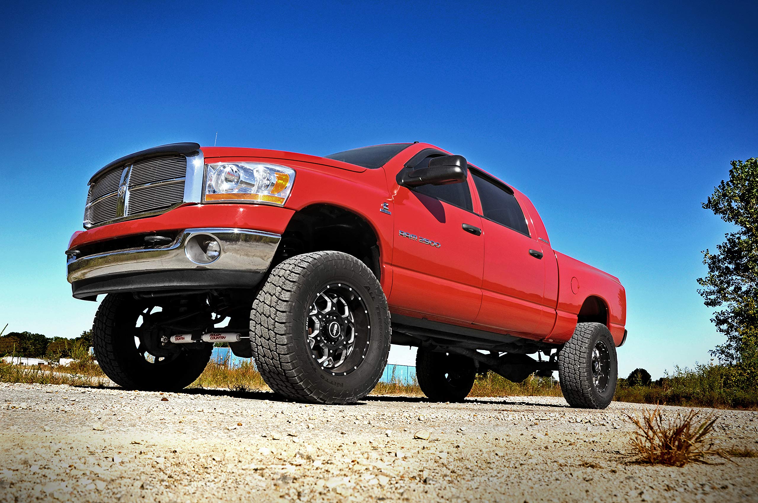 Rough Country Steering Box Brace for 2003-2008 Ram 2500/3500 4WD - 1074