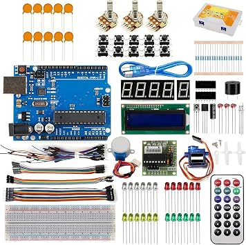 OSOYOO Lets Get Started with Arduino Learning Kit, Electronic Crafts, Beginner Experiment Kit, Compatible with mega2560, UNO R3, Nano