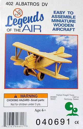 Avión de madera miniatura 402 Albatros DV