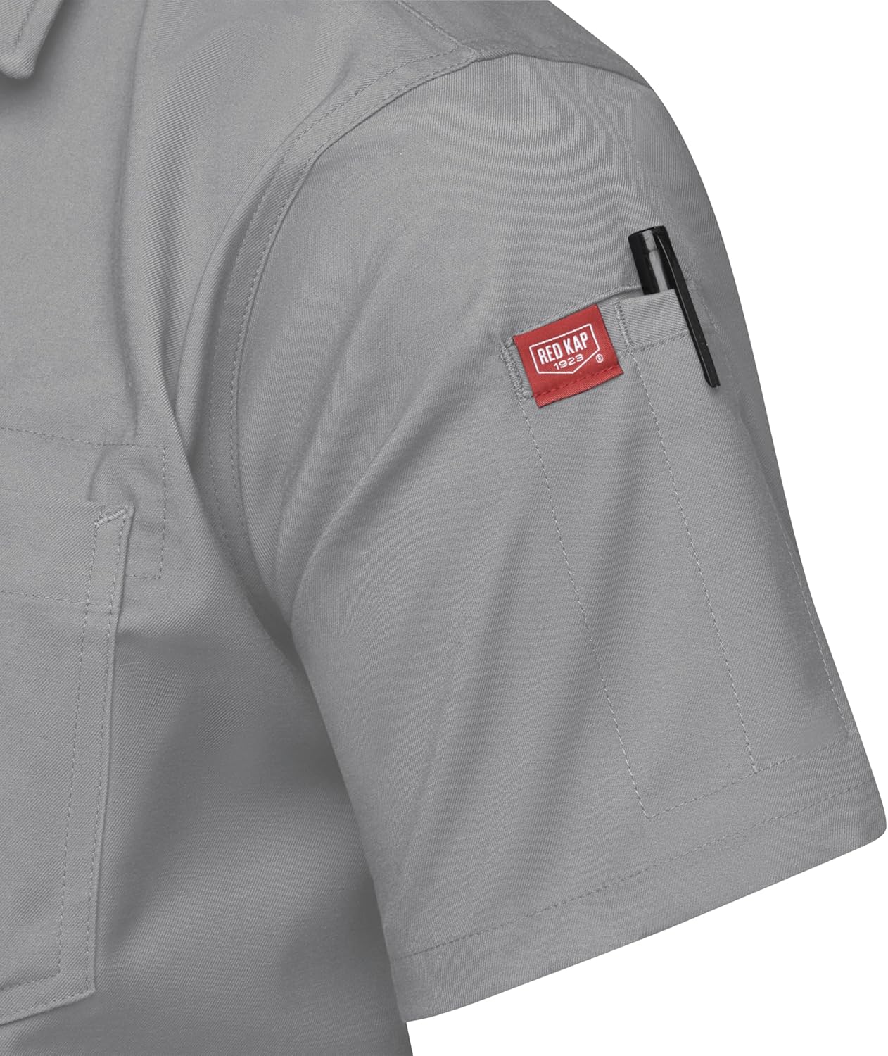 Red Kap Mens Cooling Short Sleeve Work Shirt - Image 5