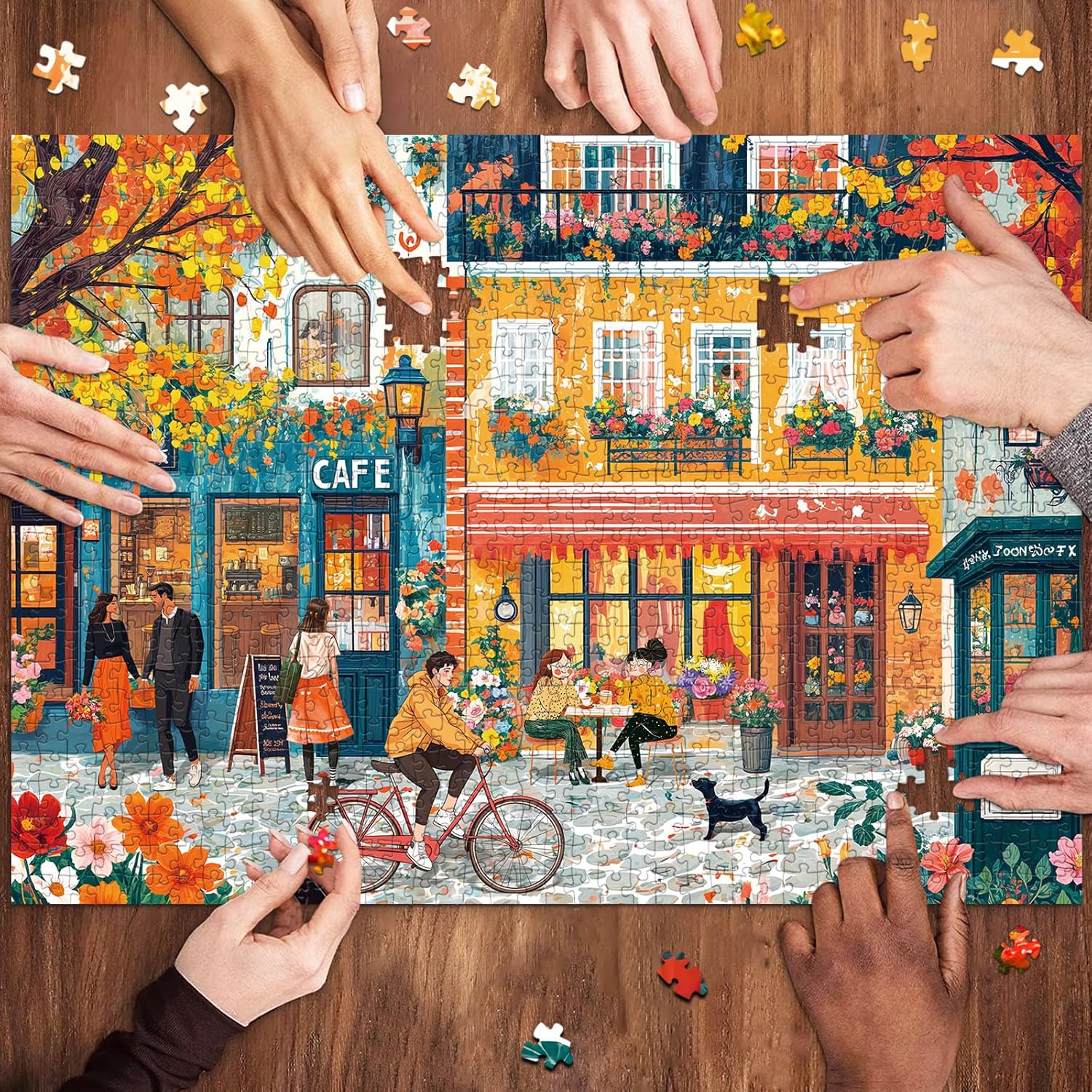 Jigsaw Puzzles for Adults 1000 Pieces, Interlock Perfectly No Dust, Impossible Difficult Hard Fun 1000 Piece Jigsaw Puzzles for Adults-1:1 Poster-Romantic Time