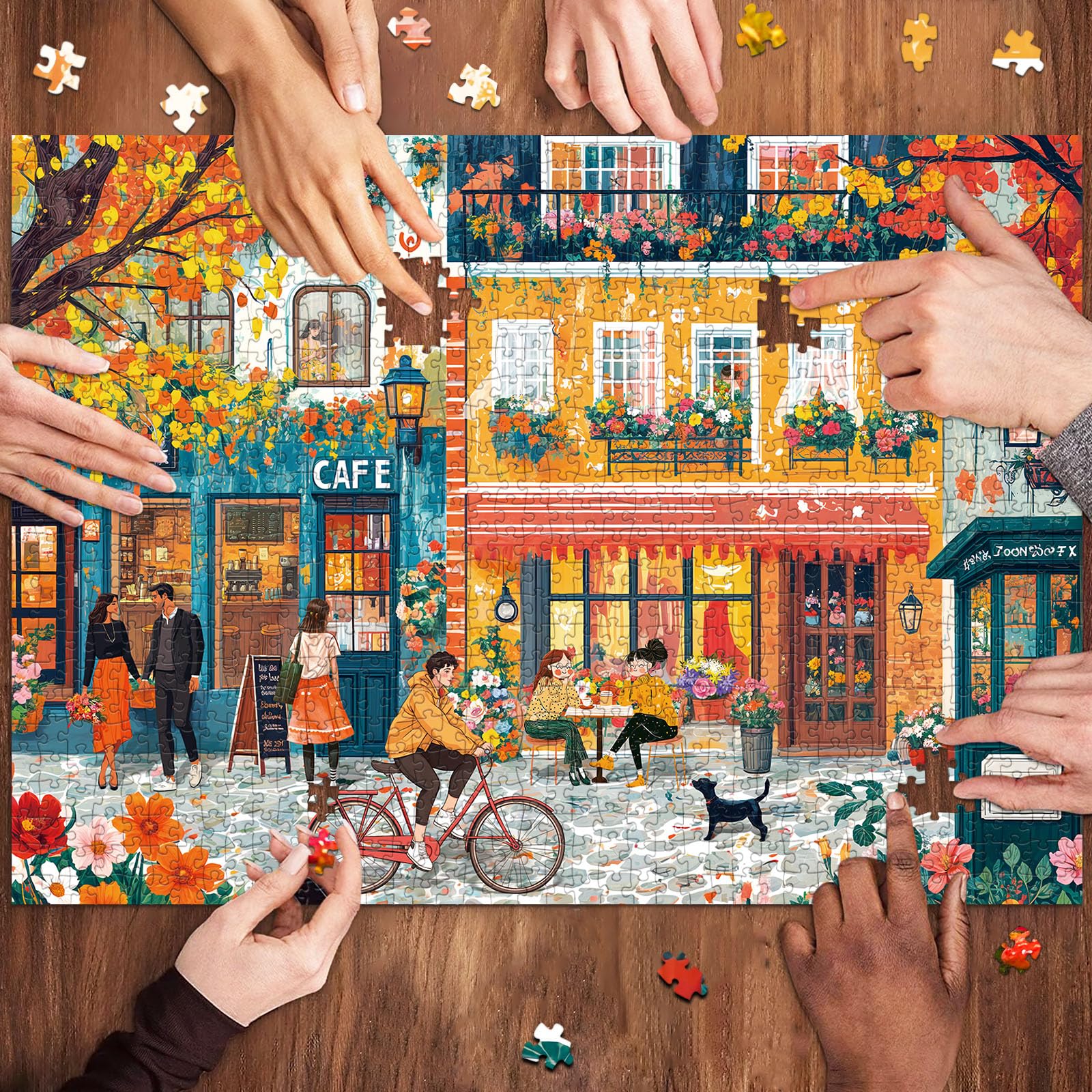HUADADA Jigsaw Puzzles for Adults 1000, Puzzles for Adults Challenging Puzzles - Image 2