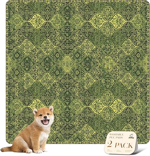 Miniatura 117 de nunubaby Almohadillas lavables para orina de perros, elegante, antideslizante, a prueba de fugas, reutilizable, ultraabsorbente, para jaulas y