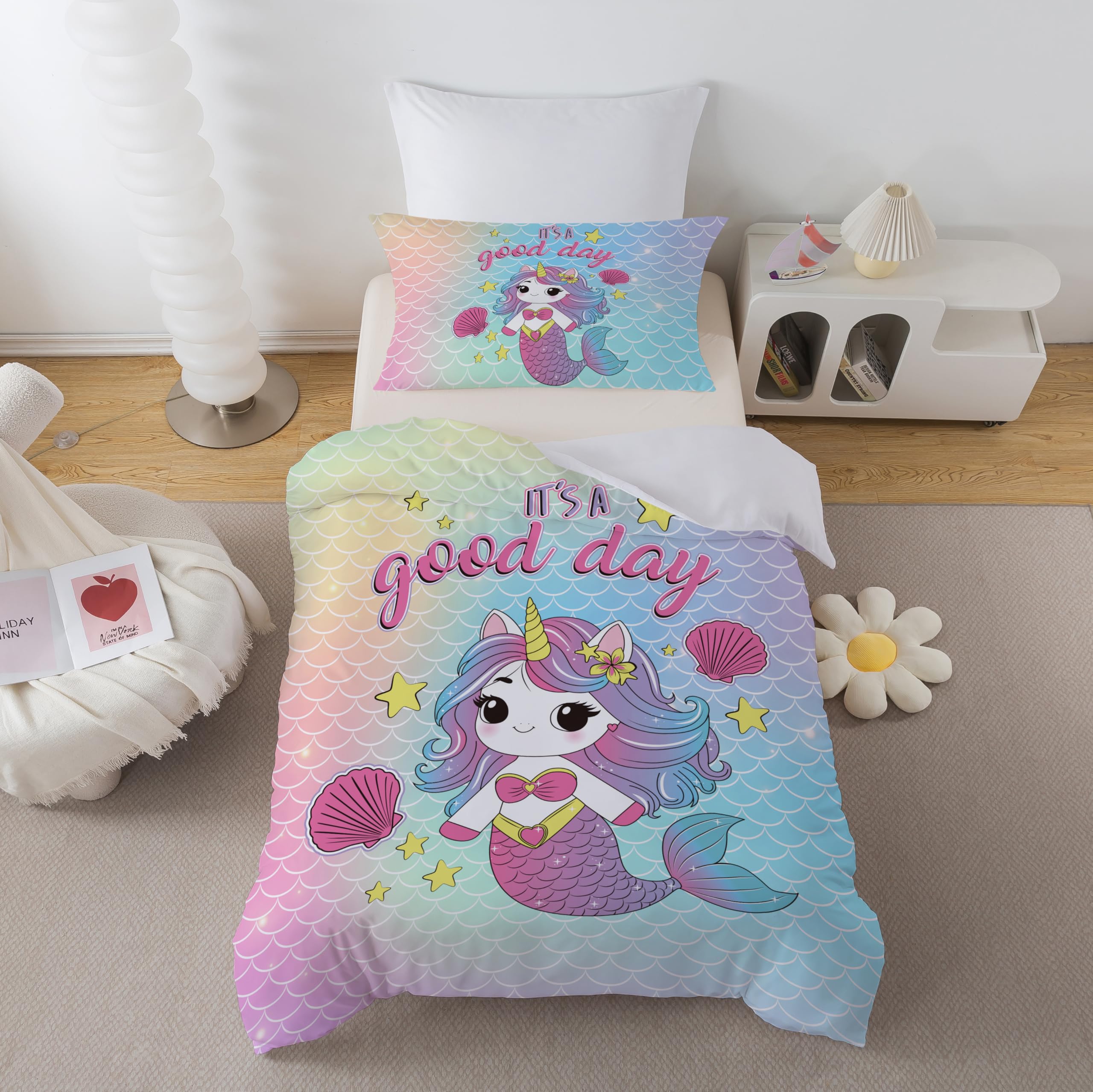 ROZTYLJ Mermaid Kids Duvet Cover