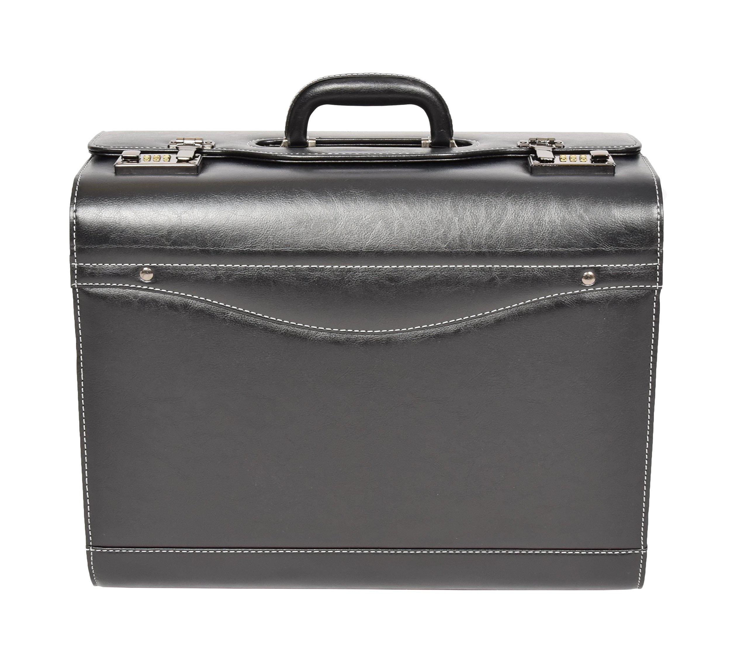 Borse Pilota del Viaggio PC Portatile Medico Borsa Rep Ventiquattrore Lucchetto a Combinazione HOL3196 Nero