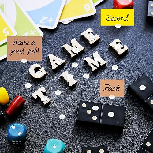 Miniatura 6 de 24 piezas de soporte de tarjetas de juego de plástico transparente, marcadores de tablero de bricolaje, soporte de exhibición de tarjetas de lugar,