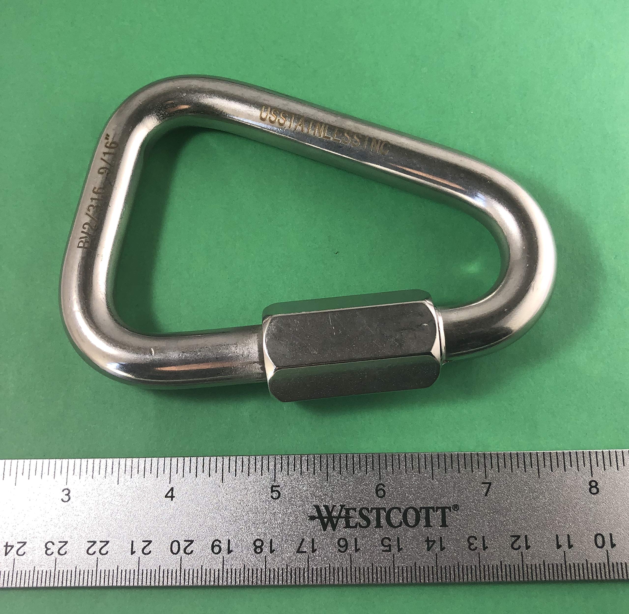 Acciaio Inox 316 Delta Quick Link 14mm (9/16") Marine Grade Triangle