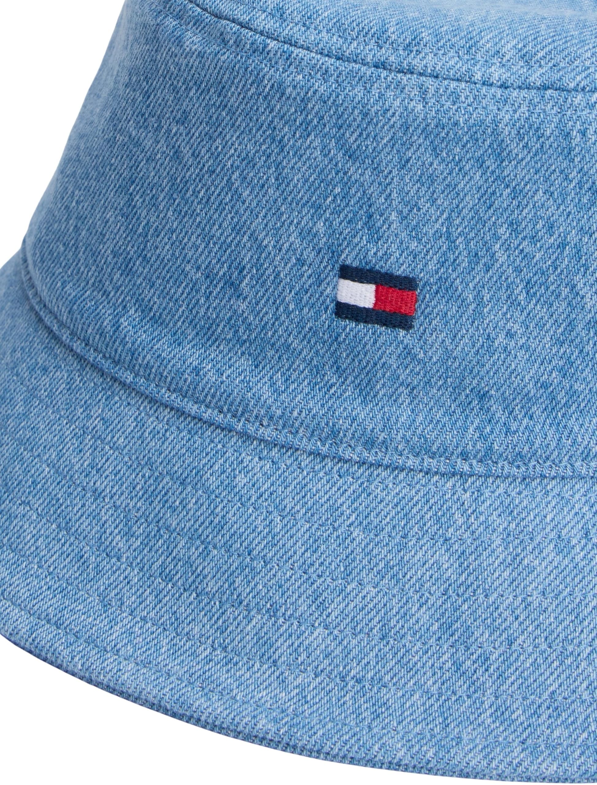 Tommy Hilfiger Unisex Kinder Kopfbedeckung Flag Denim Bucket Hat Ka0ka00044