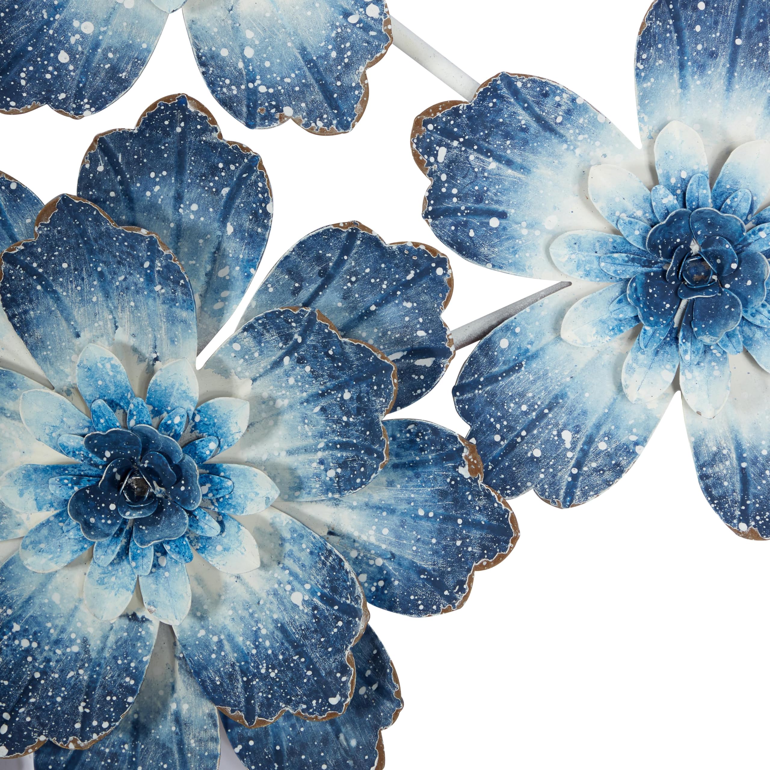 Amazon.com: Deco 79 Metal Floral Home Wall Decor Wall Sculpture