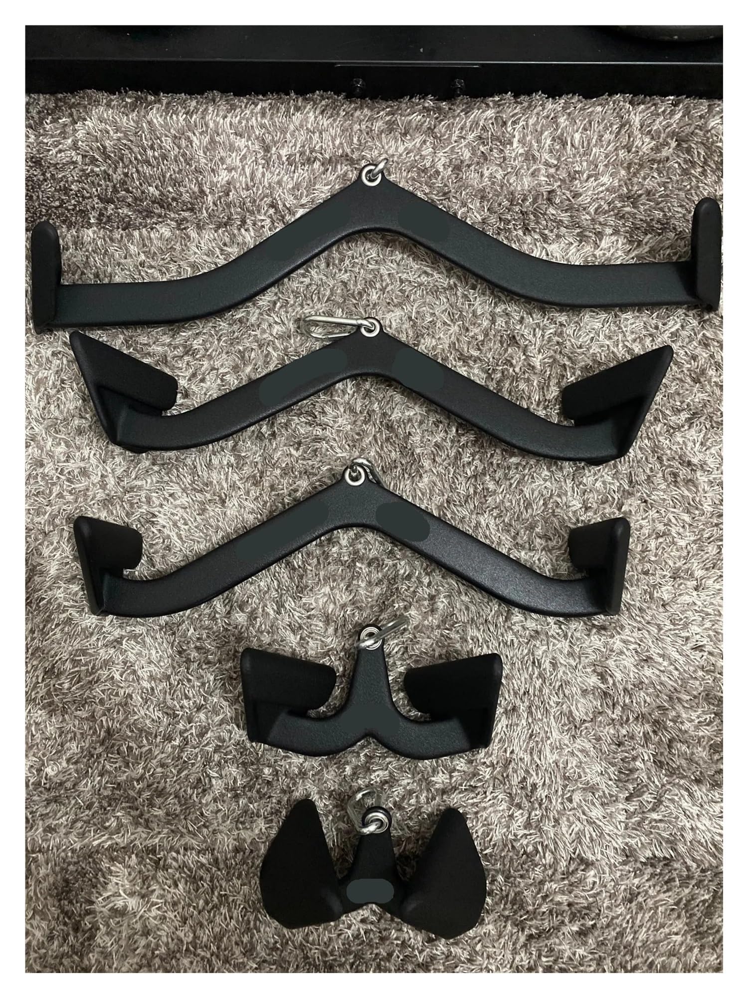 Barra per LAT Pull Down Palestra di casa Fitness LAT Pull Down Maniglia Grip for Allenamento Bicipiti Tricipiti Allenamento Muscolare Posteriore T-Bar V-Bar Row Maniglia Cavo Macchina(BL01)