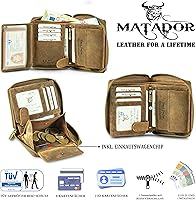 MATADOR Hoes Voertuigpapier Leer #Porto Met Elegante Geschenkdoos Rfid Blokkering Kaarthoes Luxe Business Card Case Veel Kaartvakken Groen Small Modern 1931570893
