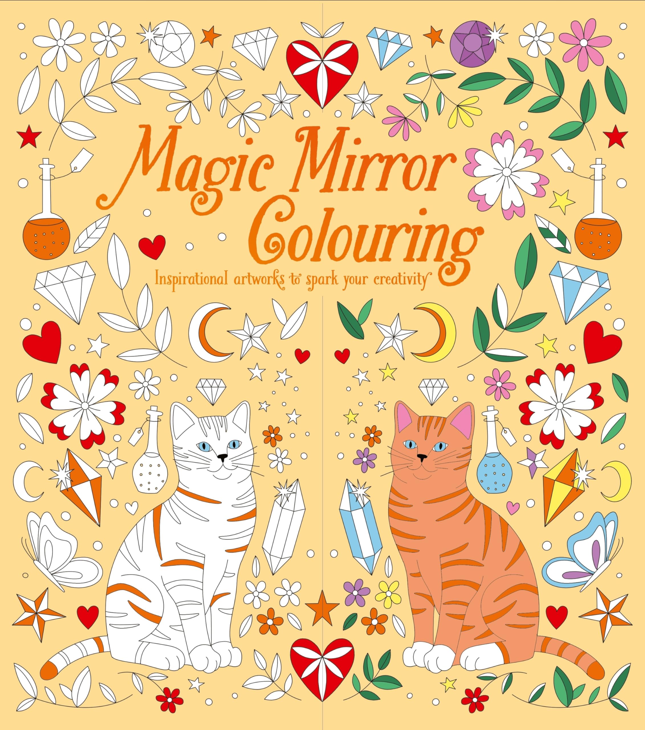 Tracey Kelly Magic Mirror Colouring Paperback Book