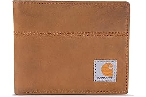 Premium Carhartt Saddle Leather Front Pocket Wallet for Men