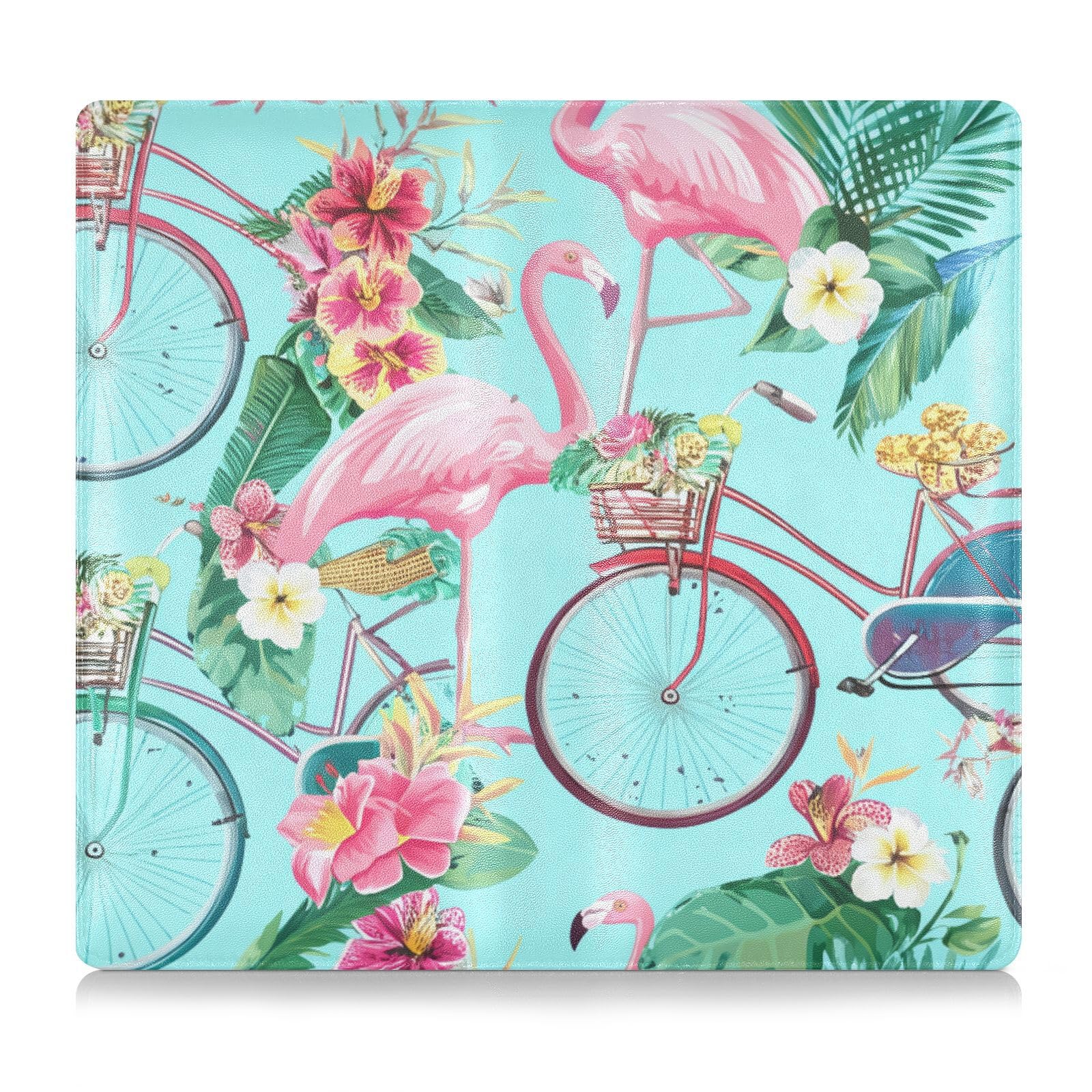 BURSTDDY Flamingos Leather Car Registration and Insurance Holder,Registration and Insurance Card Holder Glove Box Car Organizer Car Document Holder for Cards, Driver License