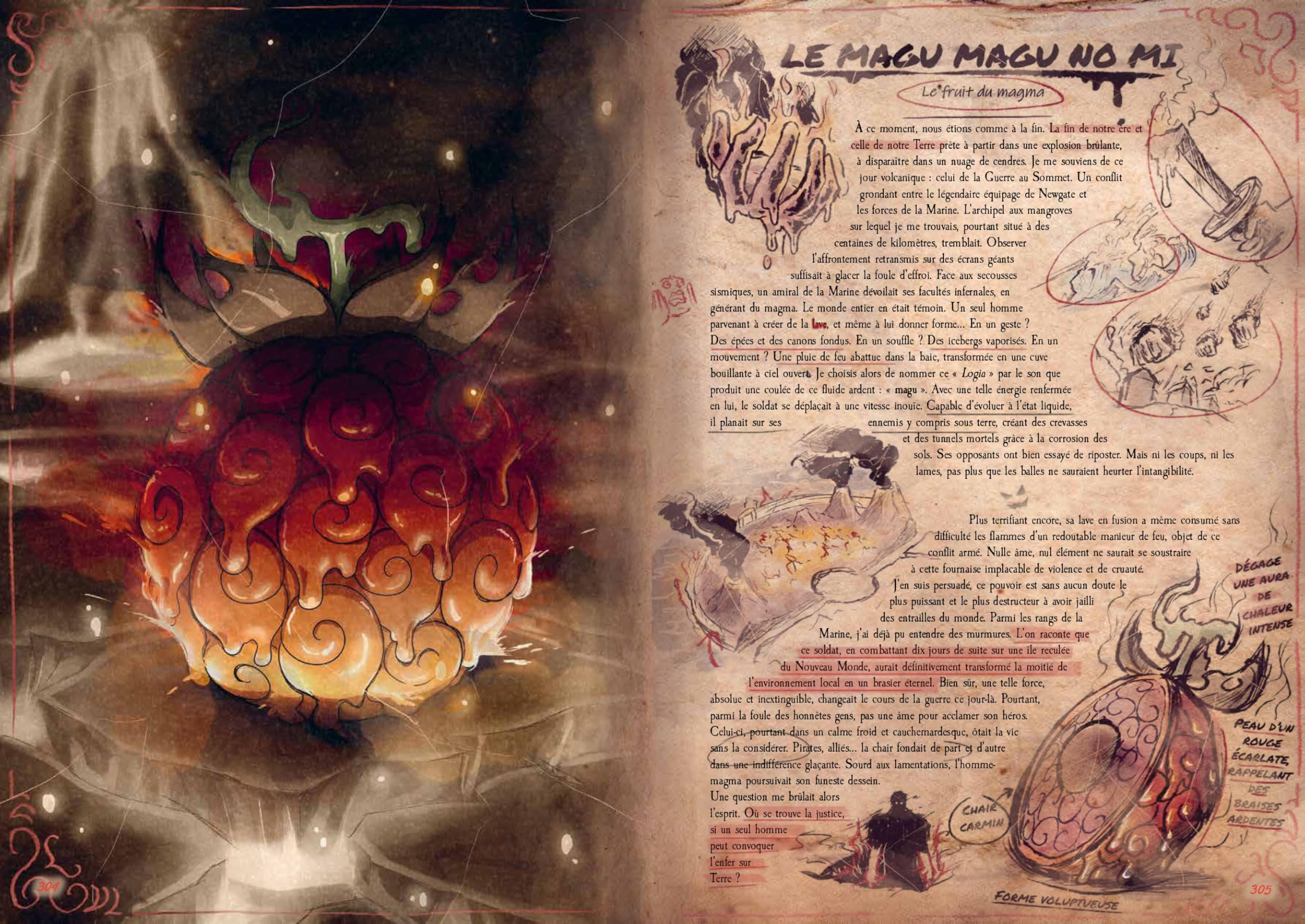 Fruits du Démon, l'Encyclopédie