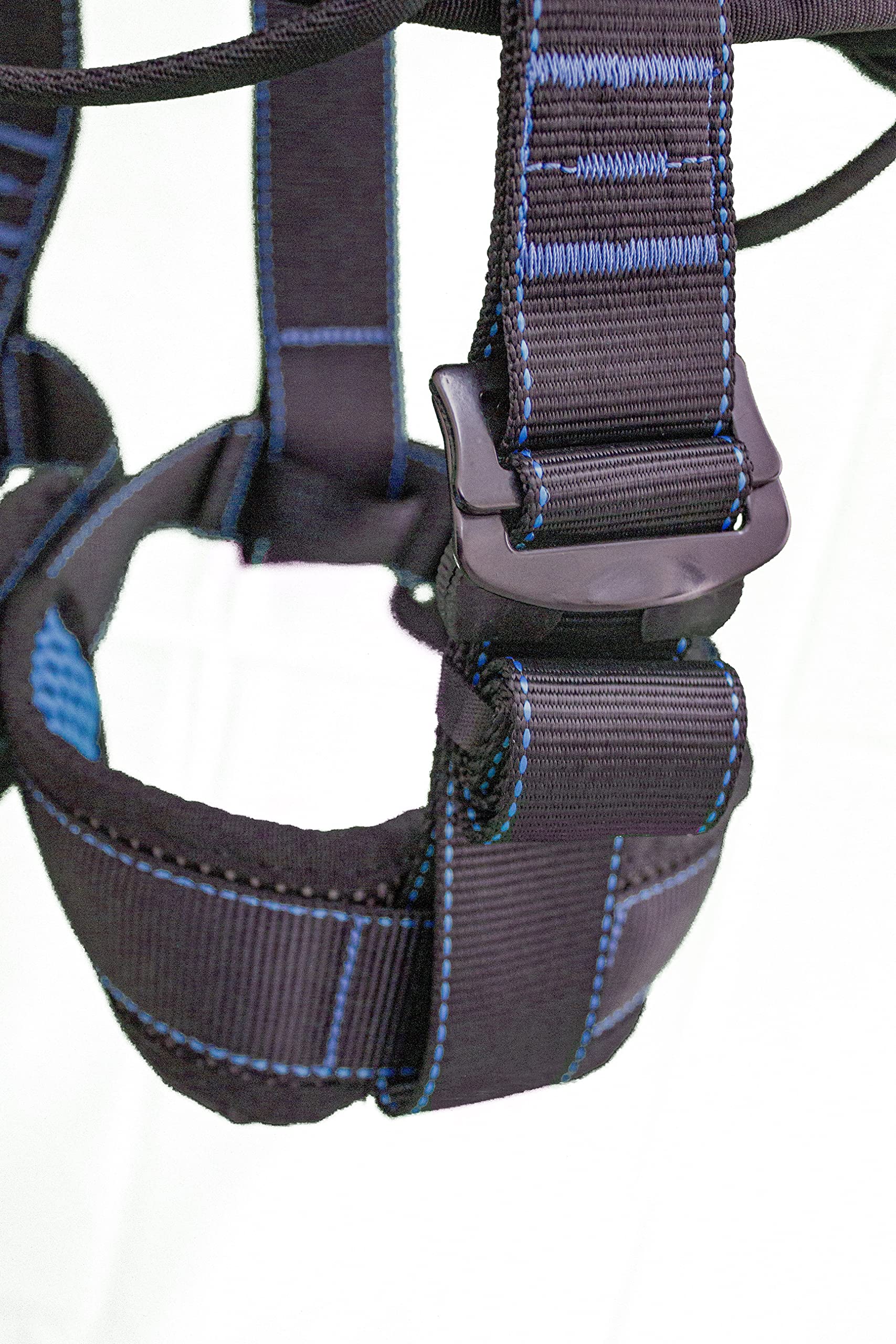 Irudek WIND BLUE 3 S-M – Arnés anticaídas con anclaje ventral de aluminio, cinturón IRUPAD Holetech, hebillas automáticas K-EASY, sistema ANTISLIP, portaganchos y chip NFC Ready