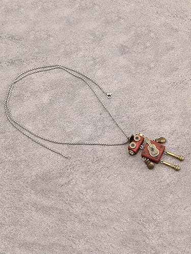 Miniatura 5 de Collar de cuero para mujer, gargantilla bohemia, collar largo de cuero, collar bohemio, collar vintage de aleación, collar de cuerda de cuero