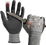 Schwer A4 AIR-SKIN Cut Resistant Work Gloves AR3900 with Extreme Lightweight & Thin, Grip Gloves for Fishing, Refined Work, Mechanic, Gardening, Touch-Screen, Non-PFAS, 3D-Comfort Fit, 1 Pair, L