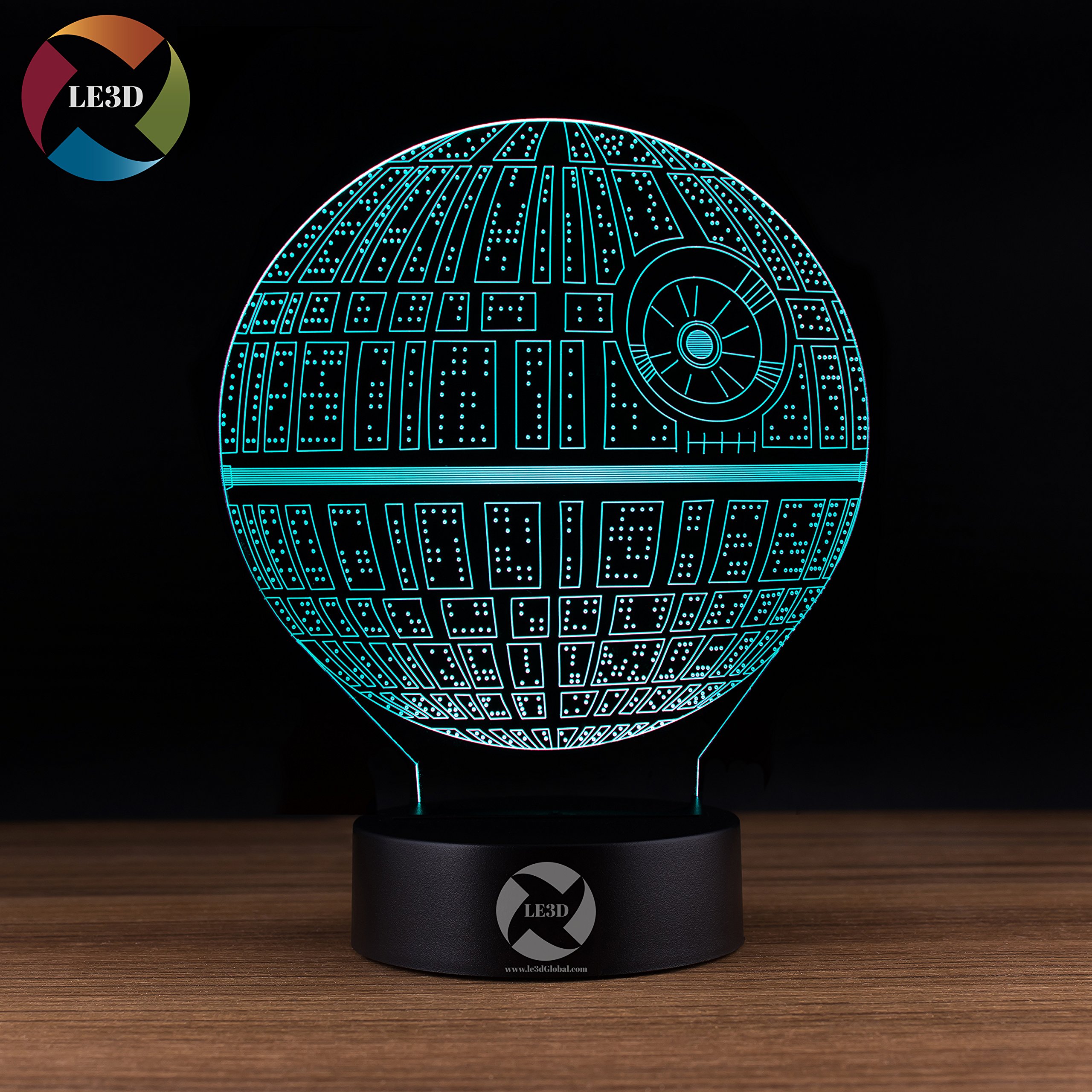 3D Optical Illusion Night Light - 7 LED Color Changing Lamp