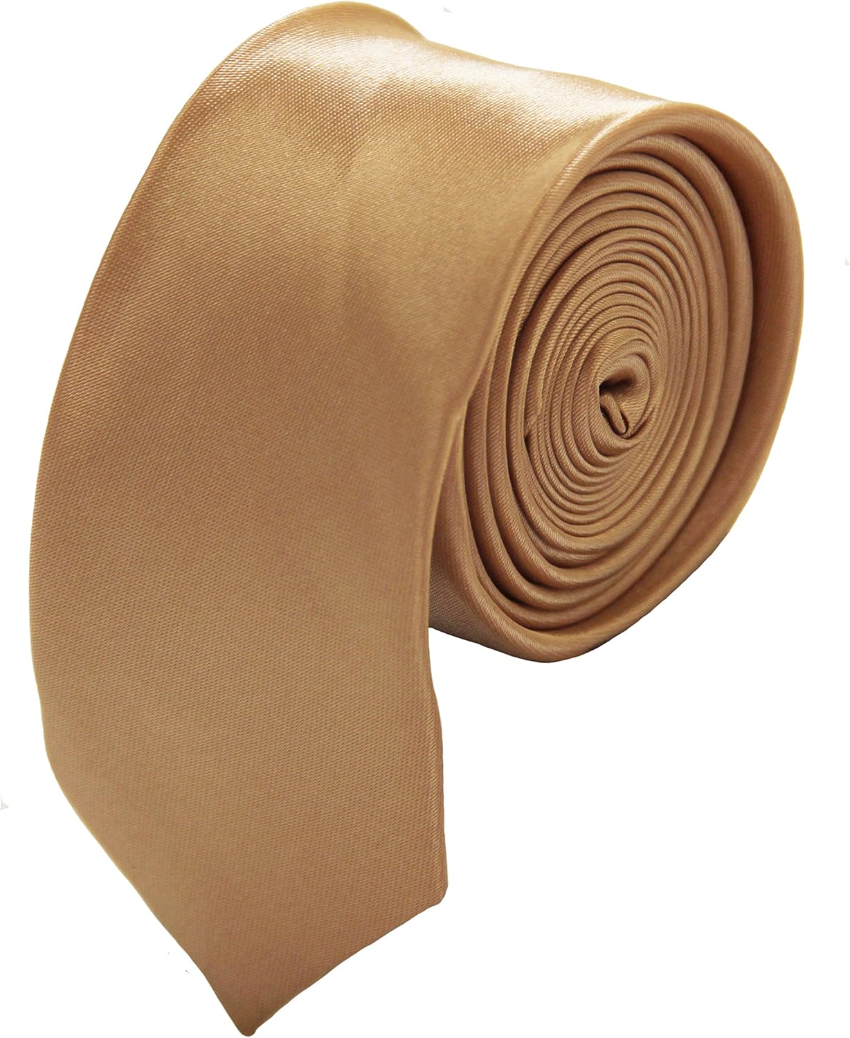 Mens Solid Color 2" Skinny Tie