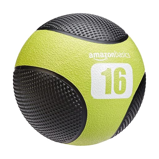 MockWares Basics Medicine Ball, Double Grip, 10-Pound