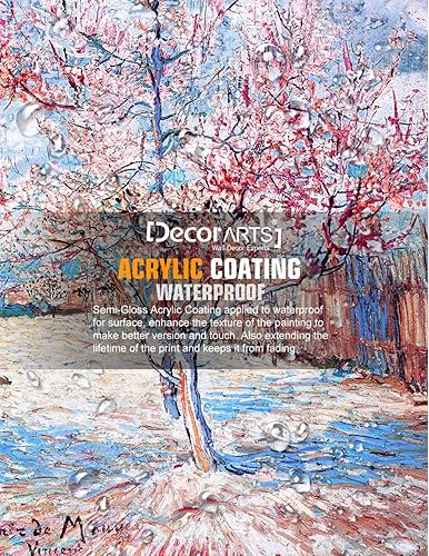 Vista 338 de DECORARTS - Almond Blossom Tree - Vincent Van Gogh Art Reproduction. Giclee Canvas Prints Wall Art for Home Decor 30x24
