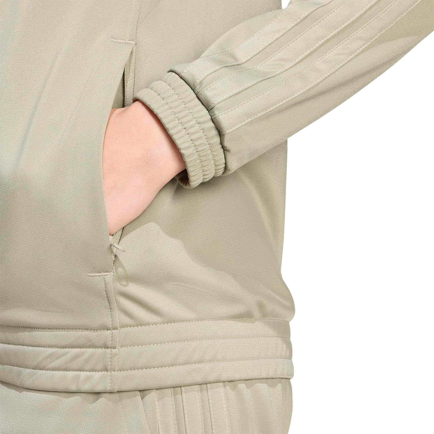 adidas womens Tricot 3-stripes Track Top - Image 5