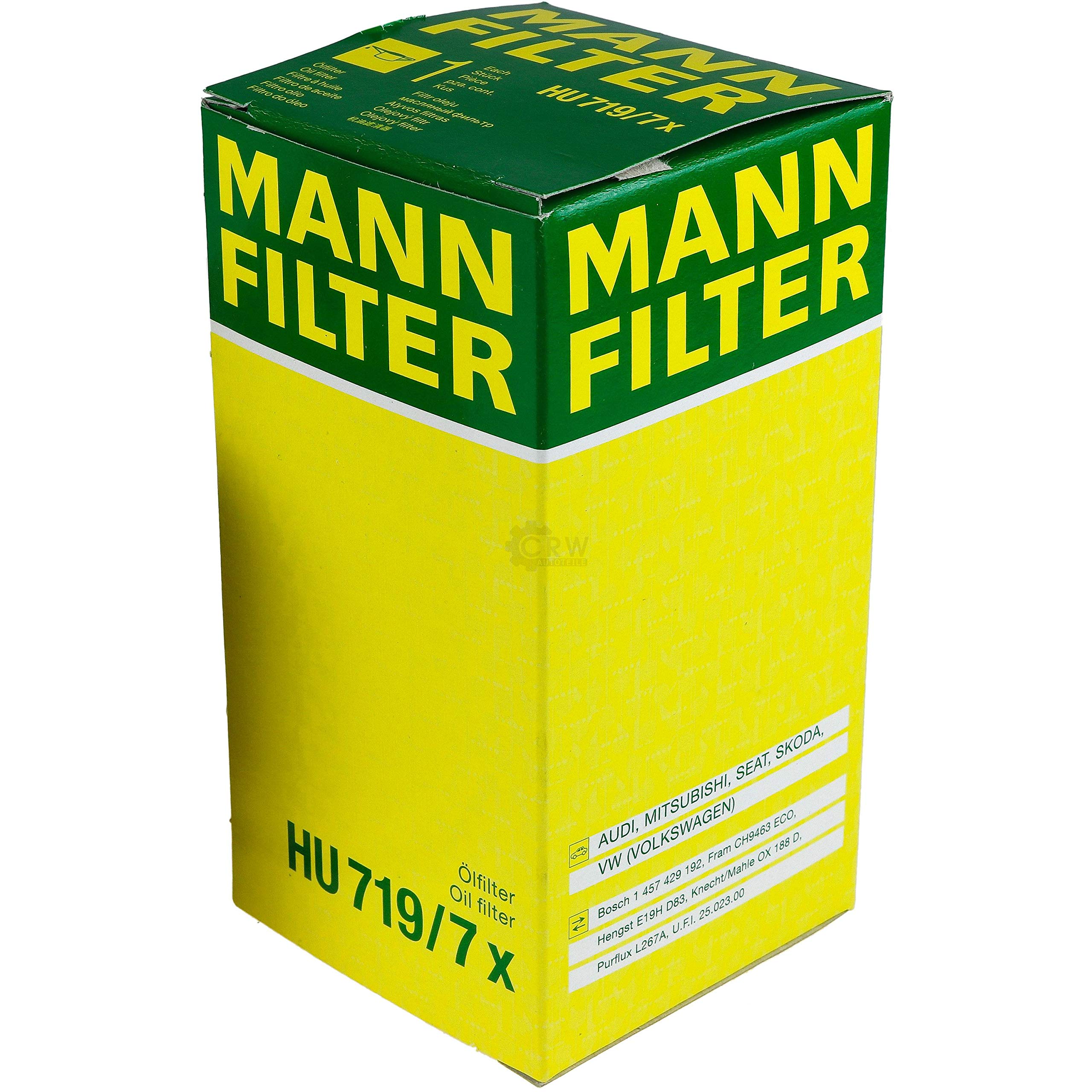 6L Mannol 5W-30 Combi LL+MANN-FILTER VW Caddy III Kasten 1.9 TDI 4motion
