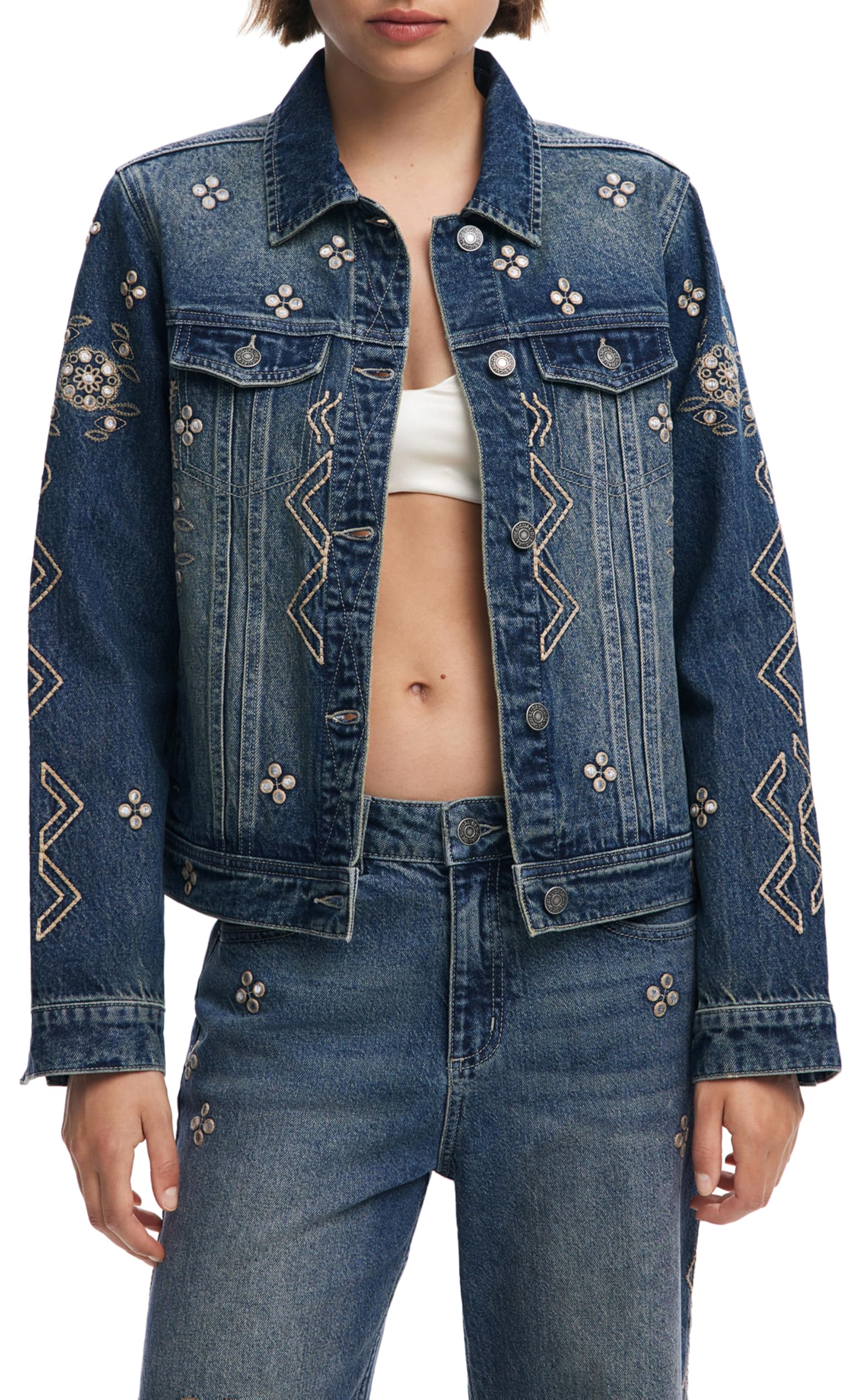 Desigual CHAQ_ESPEJOS, 5053 Denim MEDIUM WASH, XL