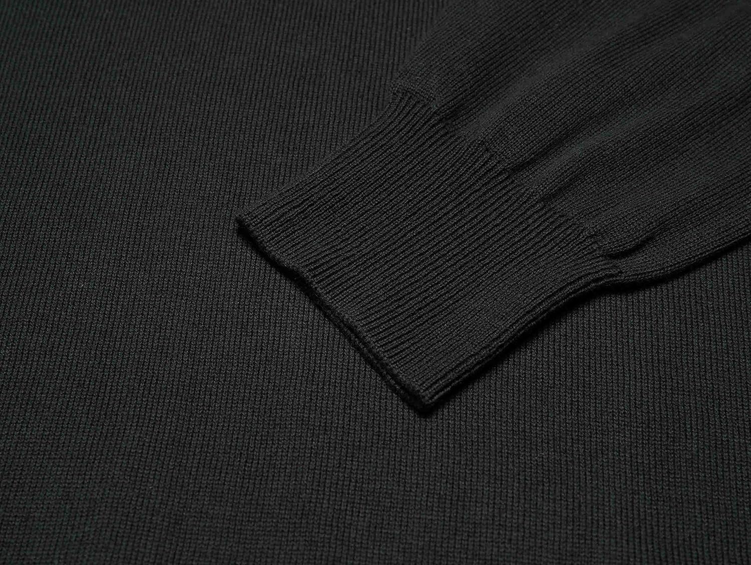 Krumba Mens V-Neck Knit Sweater: Soft Cotton Long Sleeve Pullover - Plus Size for Big Tall - Casual for Fall Winter Office - Image 7