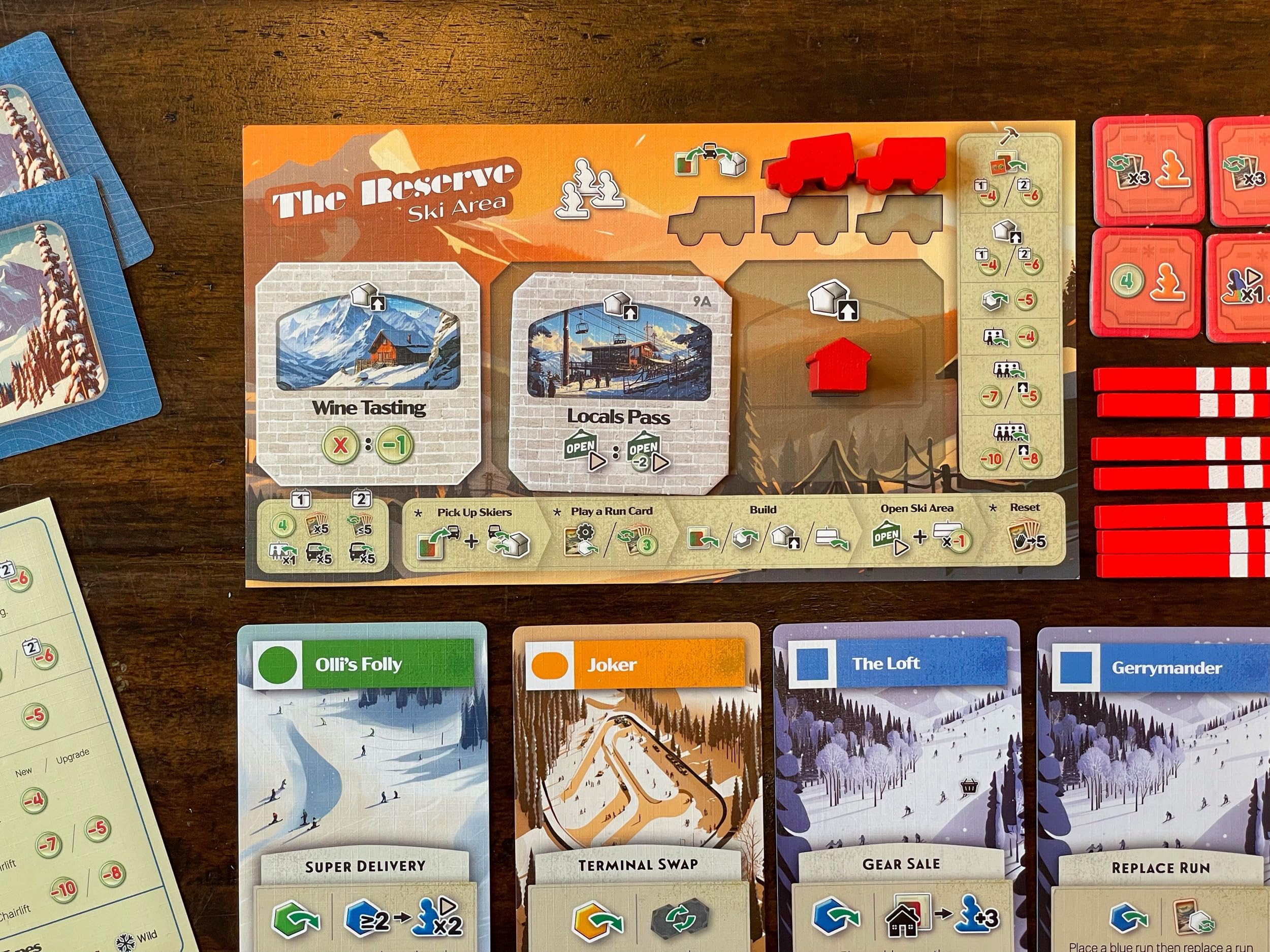 Amazon.com: Alpenglow: The Ski Resort Board Game | Fun Strategy 