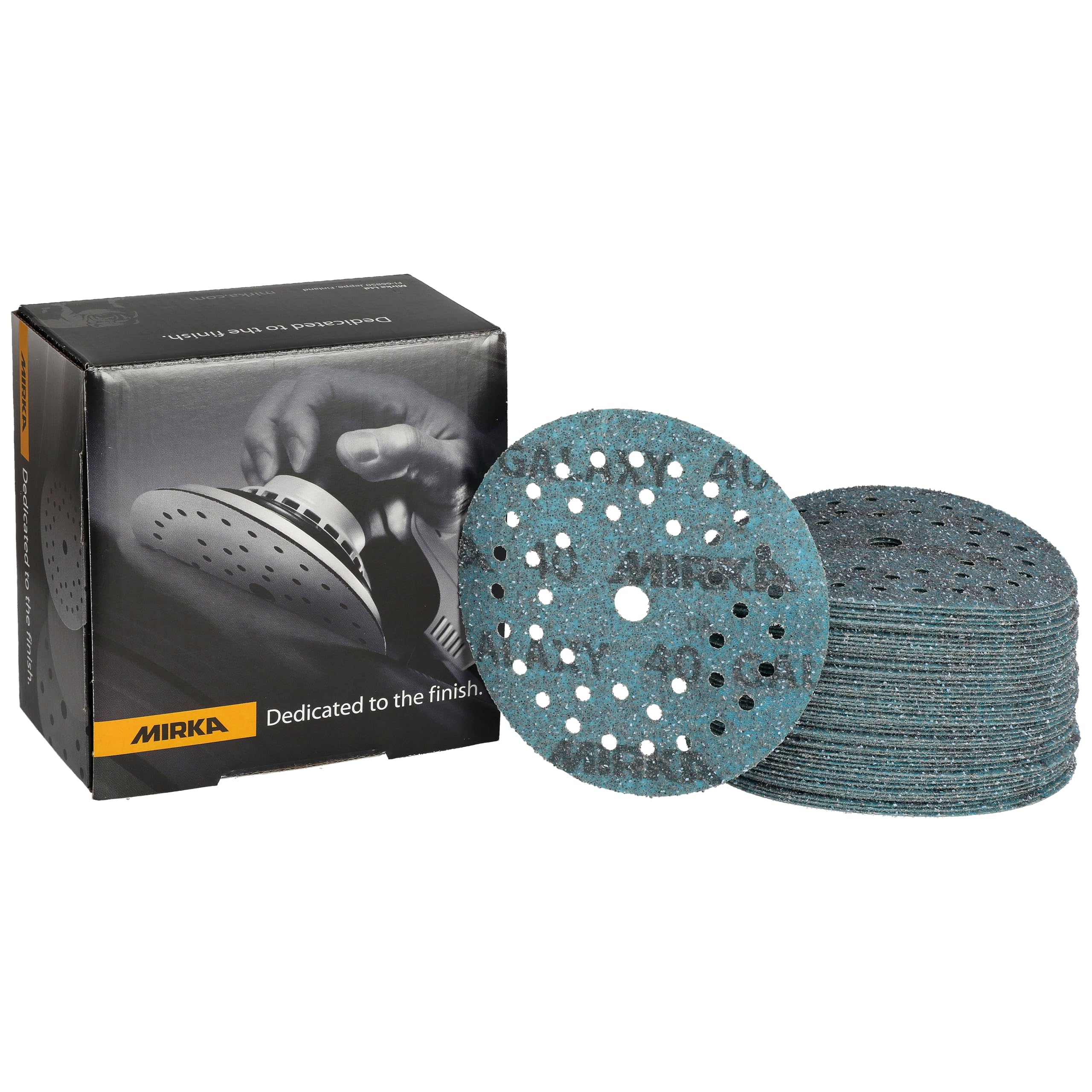 Mirka disque abrasif auto-agrippant Galaxy 125 mm grain 40