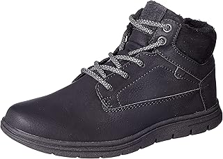 Sprox Contrast Heel-Tab Velcro Closure Ankle Chukka Boots With Pull Tab for Boys