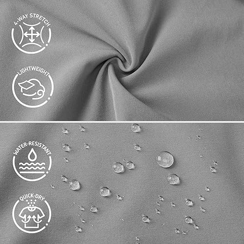 Miniatura 3 de Haimont Pantalones cortos deportivos para hombre de 5 pulgadas para gimnasio, deportes, entrenamiento activo con bolsillos, secado rápido,