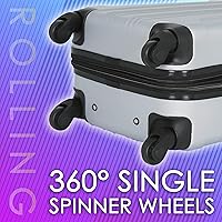 Vista 8 de Travelers Club Sky+ - Juego de equipaje, verde azulado