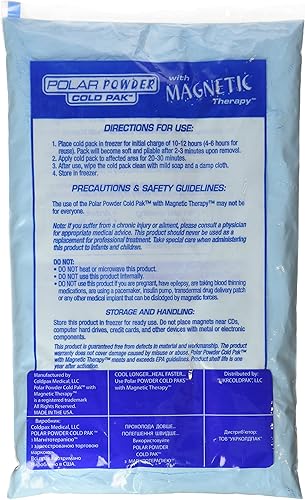 COLDPAK1 - Paquete frío reutilizable con terapia magnética para aliviar el dolor