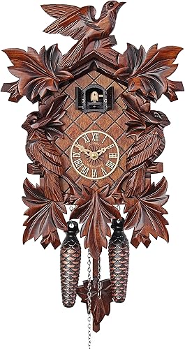 Reloj de cuco de cuarzo - La familia de aves cuco AH 32/1 QM