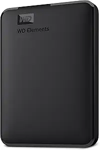WD 6TB Elements Portable External Hard Drive for Windows, USB 3.2 Gen 1/USB 3.0 for PC & Mac, Plug and Play Ready - WDBHJS0060BBK-WESN