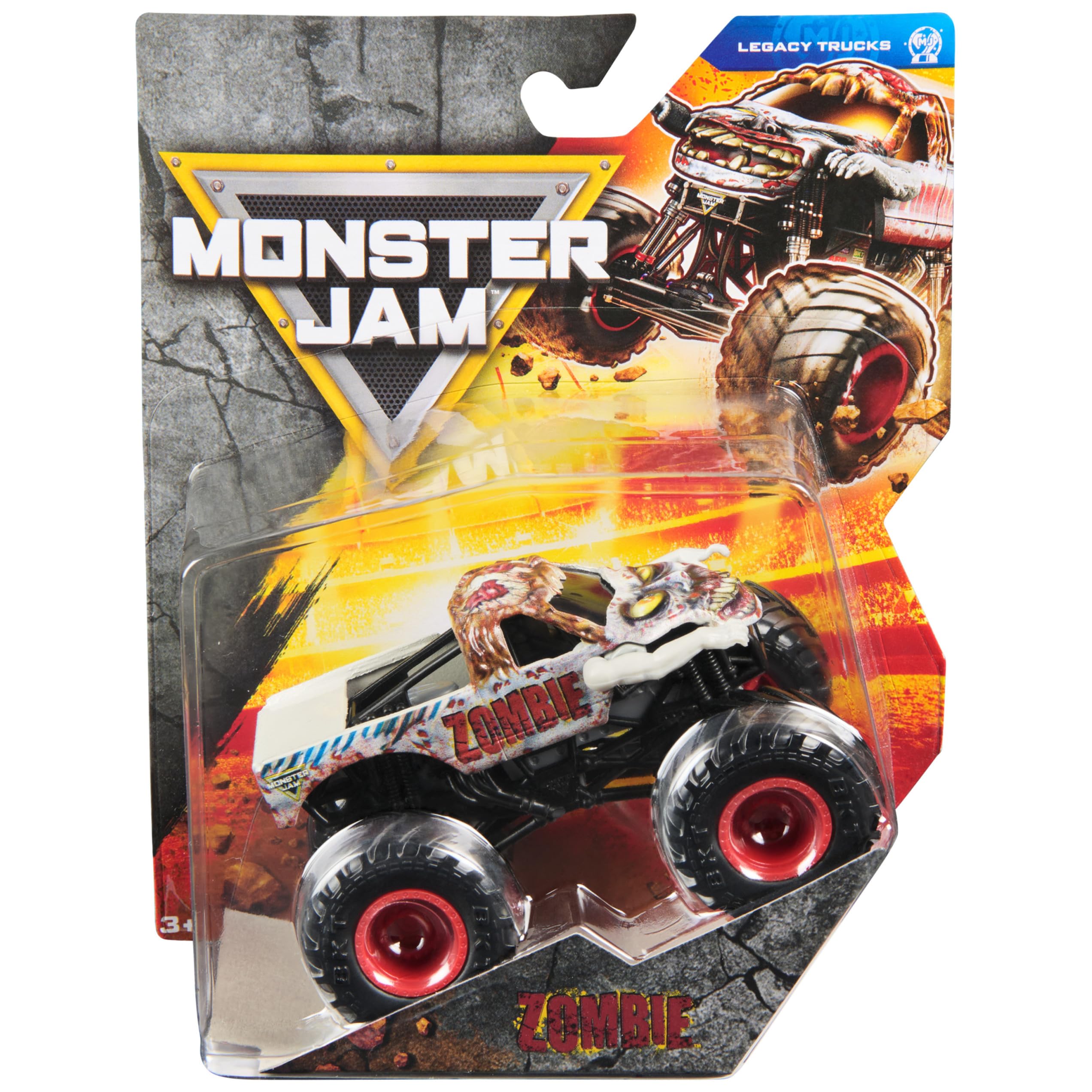 Amazon.com: Monster Jam, Official Zombie Monster Truck, Die-Cast