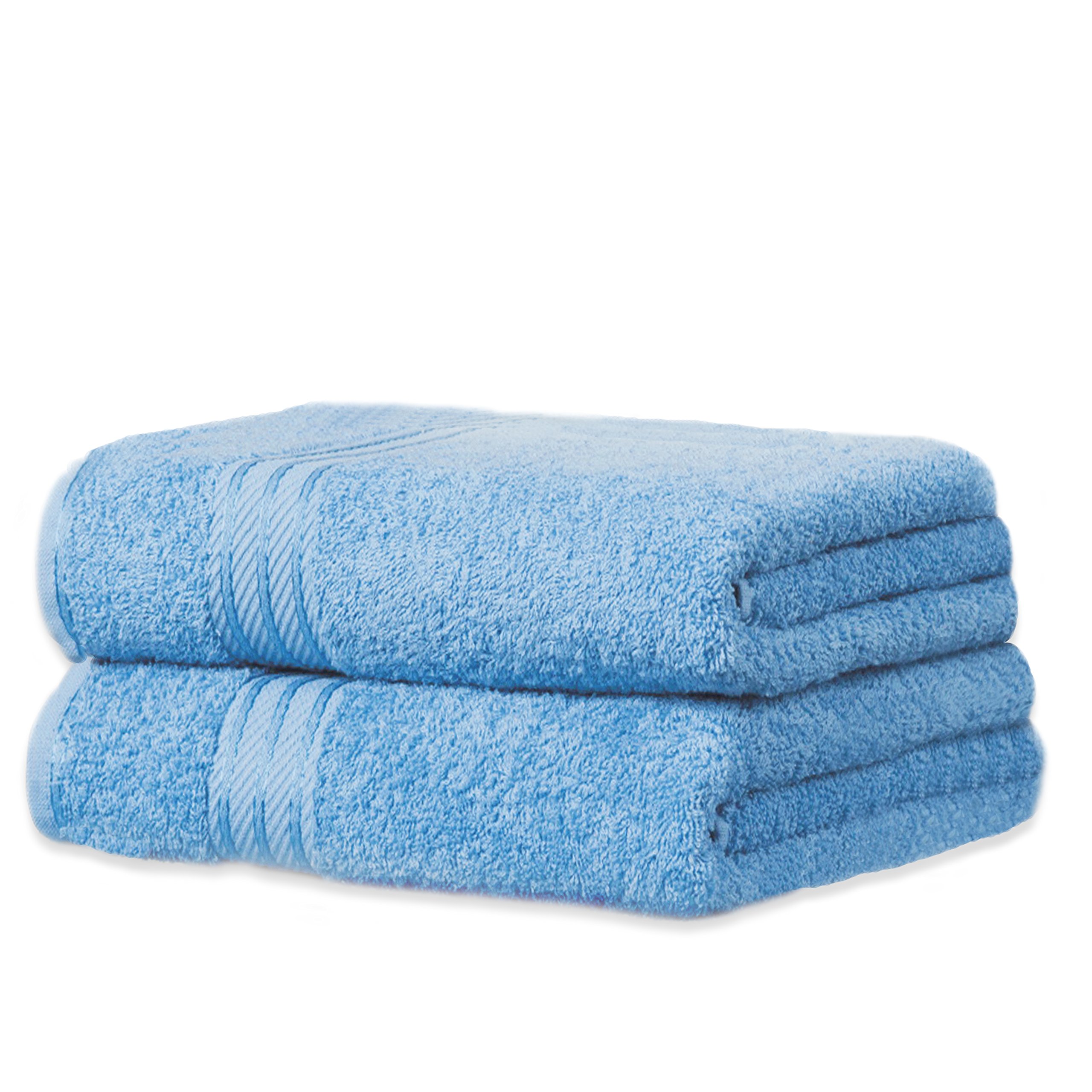Bentley Priory Linens Supreme XL Jumbo Bath Sheets for Bathroom 500GSM Super Soft Egyptian Cotton Absorbent and Quick Dry HUGE Bathroom Sheets Towels Set 100 CM X 170 CM !!!cm (COBALT BLUE)
