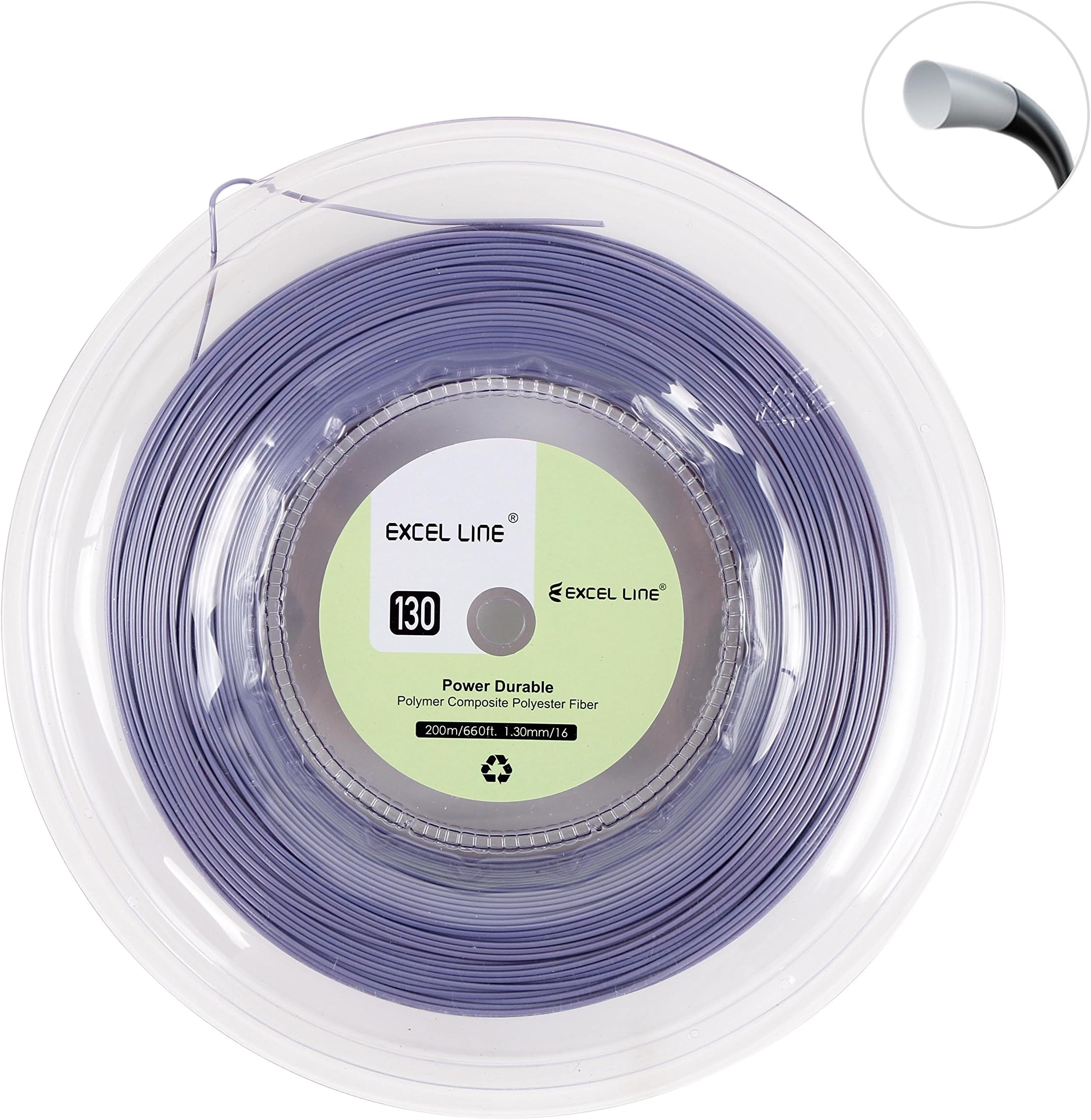 660FT Premium Reel Tennis Racquet Gut String -1.30mm/16 Power Durable